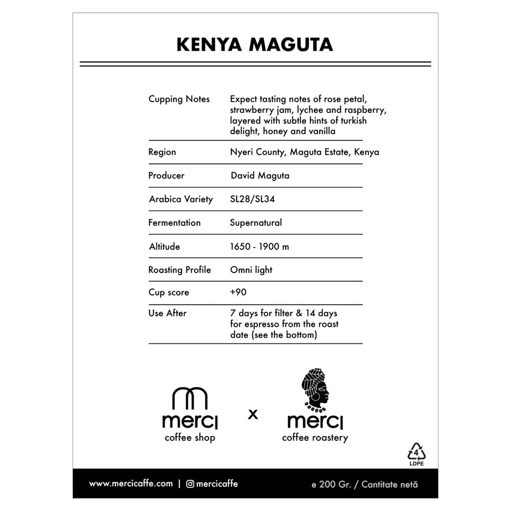 Kenya Maguta | 200 gr | Supernatural