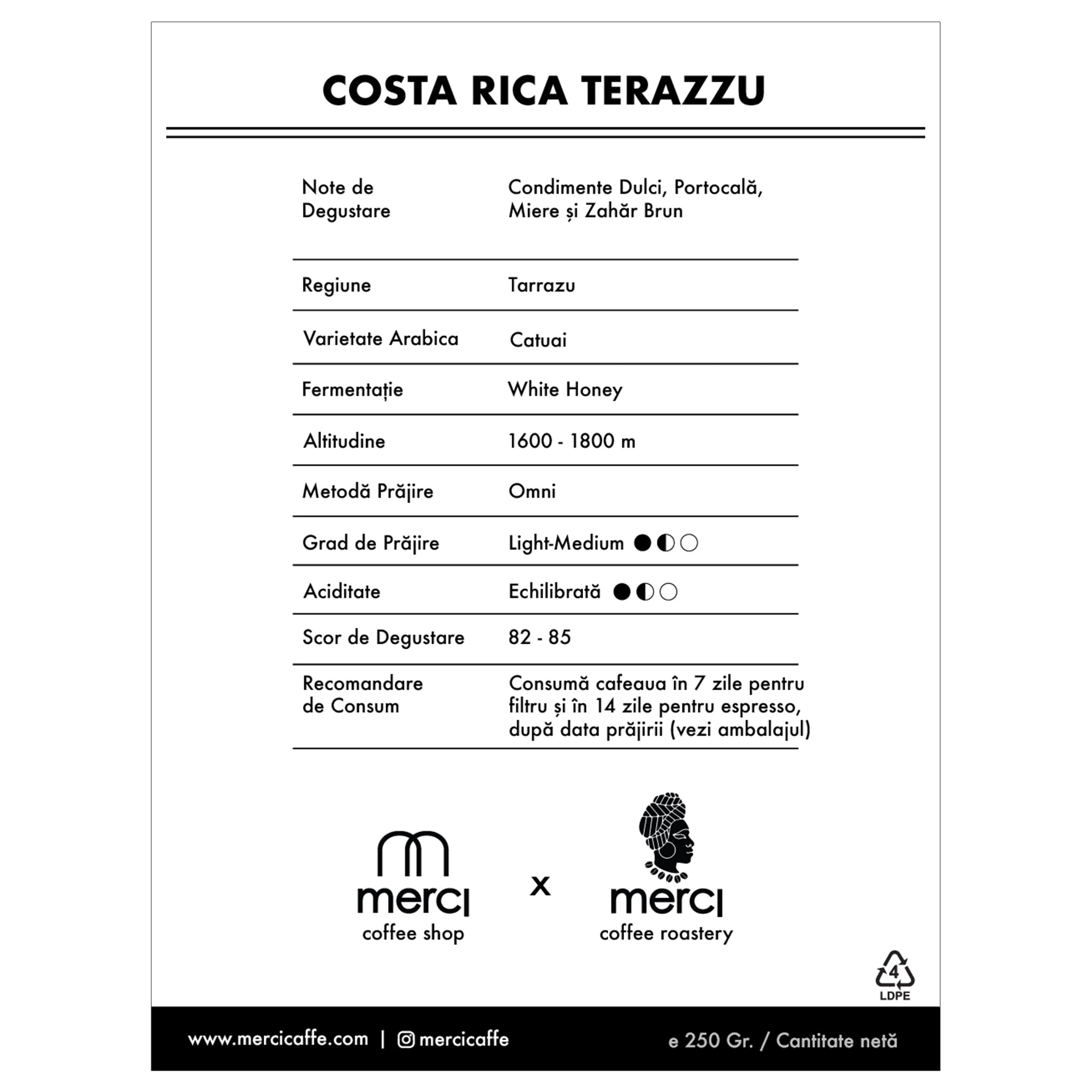 Costa Rica Terazzu | 250 Gr.