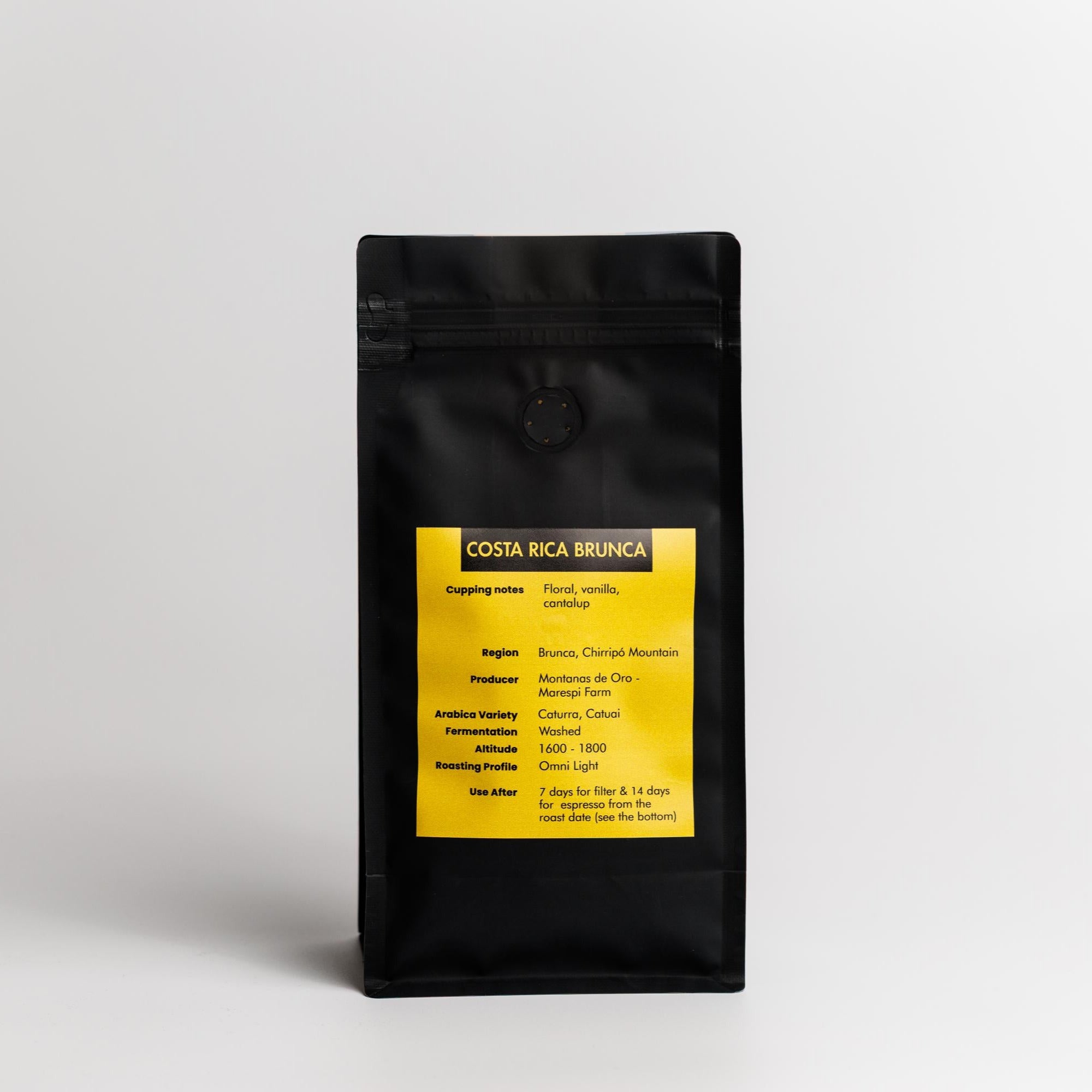 Costa Rica Brunca | Montanos de Oro | 500 Gr. | Spălată