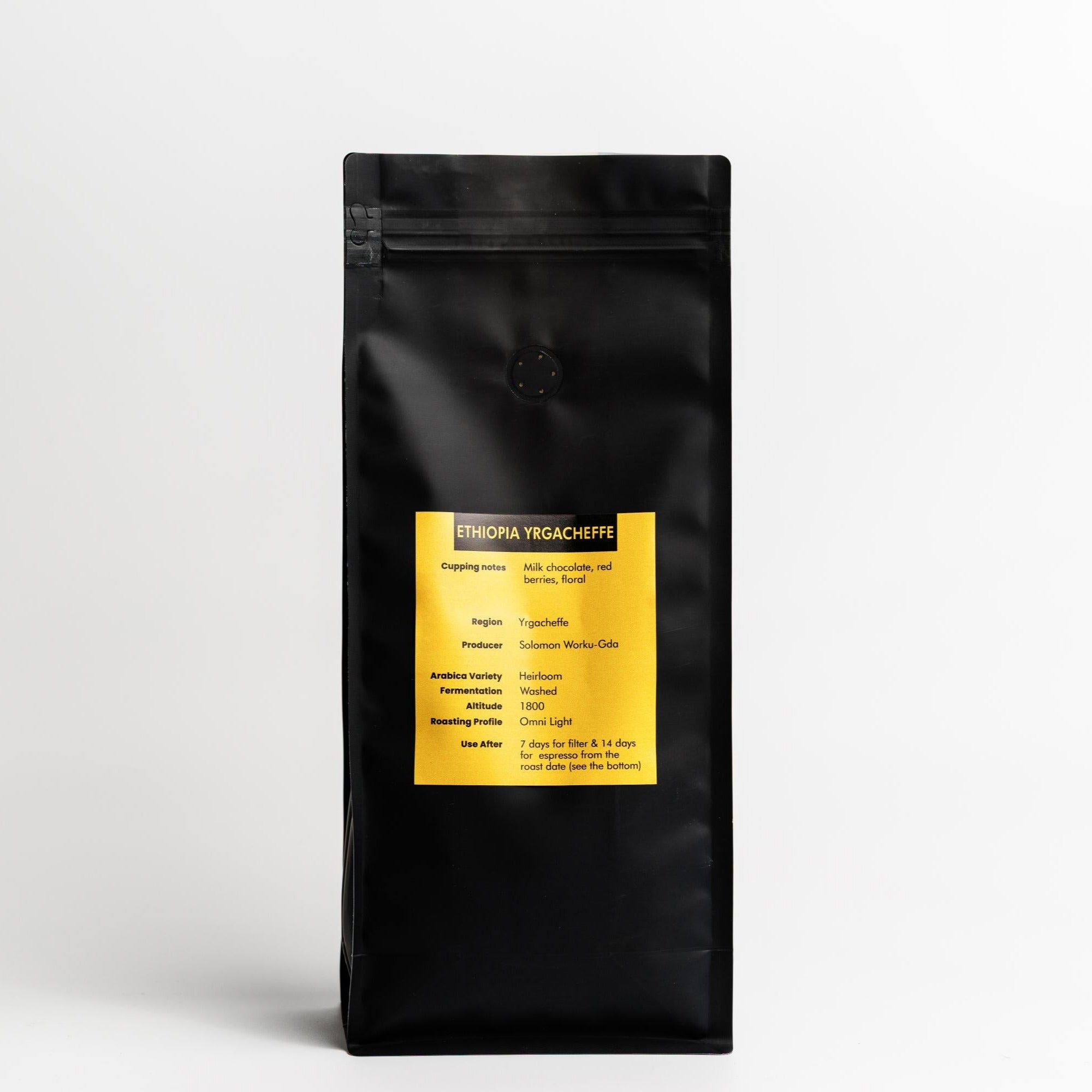 Ethiopia Yrgacheffe | Solomon Worku-Gda | 1000 Gr. | Washed